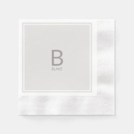 Wedding Monogram Napkins Serviette