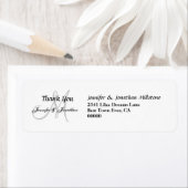 Wedding Monogram Wedding Vielen Dank (Insitu)