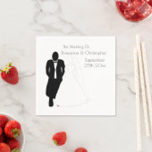 Wedding Napkins Bride Groom Serviette (Beispiel)