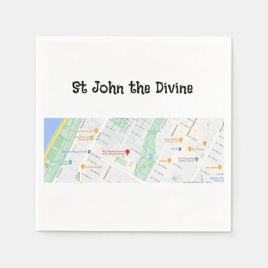 Wedding Napkins Karte Serviette (Vorderseite)