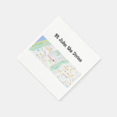 Wedding Napkins Karte Serviette (Ecke)
