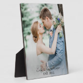 Wedding Newlywed Foto Fotoplatte (Seite)