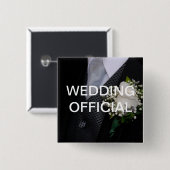 Wedding offiziell button (Vorne & Hinten)
