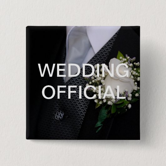Wedding offiziell button (Vorderseite)