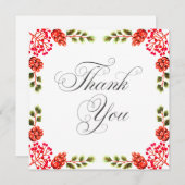 Wedding or Shower Thank you cards Einladung (Vorne/Hinten)