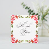 Wedding or Shower Thank you cards Einladung (Stehend Vorderseite)