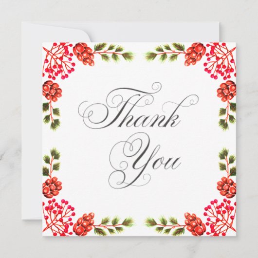 Wedding or Shower Thank you cards Einladung (Vorderseite)