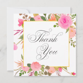 Wedding or Shower Thank you cards Einladung