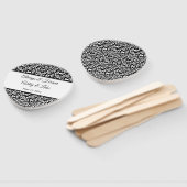 Wedding Paddle Fan Fächer (Non-assembled)