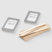 Wedding Paddle Fan Fächer (Non-assembled)