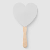 Wedding Paddle Fan Fächer (Rückseite)