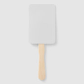 Wedding Paddle Fan Fächer (Rückseite)