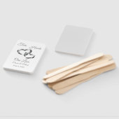 Wedding Paddle Fan Fächer (Non-assembled)