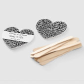 Wedding Paddle Fan Fächer (Non-assembled)