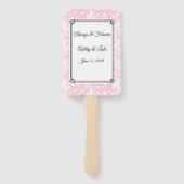Wedding Paddle Fan Fächer (Rückseite)