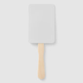 Wedding Paddle Fan Fächer (Rückseite)