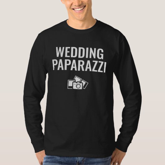 Wedding Paparazzi T-Shirt (Vorderseite)