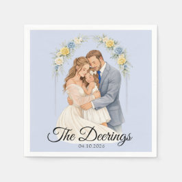 Wedding Paper Napkin Serviette