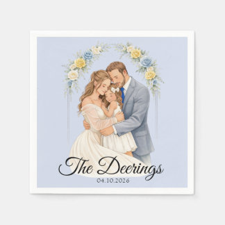 Wedding Paper Napkin Serviette