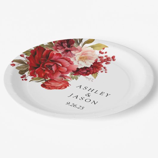 Wedding  pappteller (Schrägansicht)