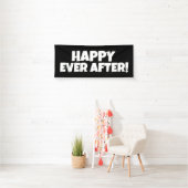 WEDDING PARTY BANNER FREUT SICH JE NACHDEM! (Insitu)