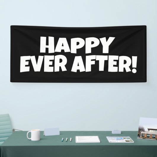 WEDDING PARTY BANNER FREUT SICH JE NACHDEM! (Messe)