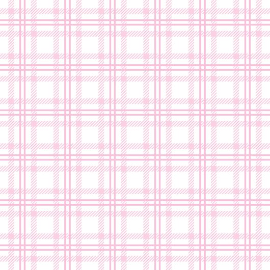 Wedding Party Paper Plates Pink Tartan Minimalist  Pappteller