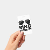 Wedding Party Ring Security Wedding Ring Ausweis (Handheld)
