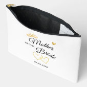Wedding Party Role & Date Elegant Design Zubehörtasche (Offen)