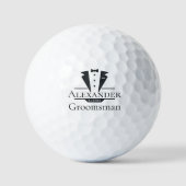 Wedding Party Tuxedo gibt Trauzeuge Golfball (Vorderseite)