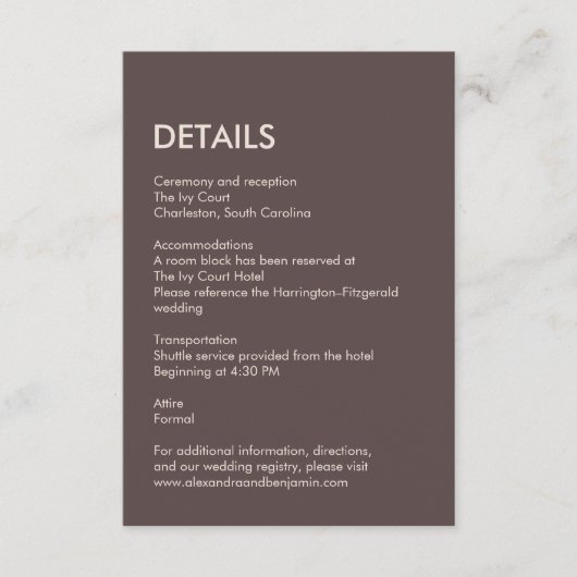 Wedding Peacock Botanical | Couture Enclosure Art Begleitkarte (Vorderseite)