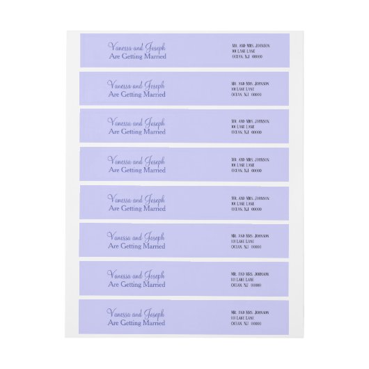 Wedding Periwinkle (Bogen)