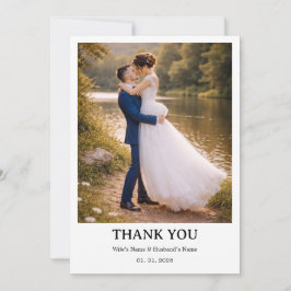 Wedding Personalized Card | Simple Elegant Couple  Einladung