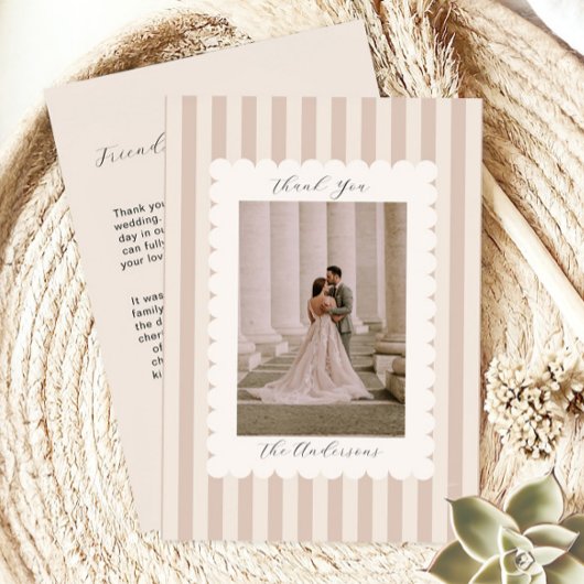 Wedding Photo Guest Appreciation Dankeskarte