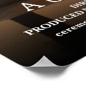 Wedding Photo Movie Poster - Create Your Own (Ecke)