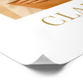 Wedding Photo Welcome Sign Poster (Ecke)