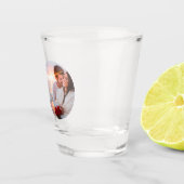 Wedding Photo whimsical Shot Glass Favor Schnapsglas (Rechts)