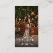 Wedding Photographer Business Card Visitenkarte (Vorderseite)