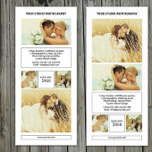 Wedding Photographer Rack Card Template Werbekarte