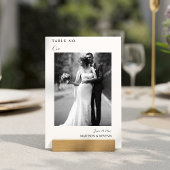 Wedding Phtoto Tischnummer