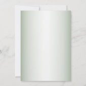 Wedding Pink Floral Rustic Green Rehearsal Dinner Einladung (Rückseite)