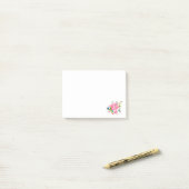 Wedding Pink Peony bunch of flowers Post-it Klebezettel (Auf Schreibtisch)