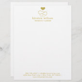 Wedding Planer-Briefkopf der Briefkopf (Vorne/Hinten)