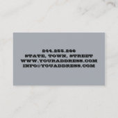 Wedding Planner Beauty Salon Butterfly Card Visitenkarte (Rückseite)