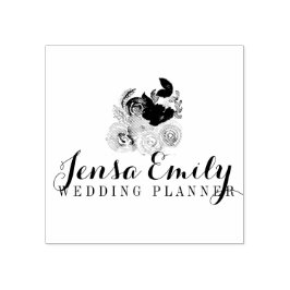 Wedding Planner Bouquet Logo Künstlerstudio Gummistempel