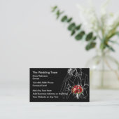 Wedding Planner Bride Groom Flowers Theme Visitenkarte (Stehend Vorderseite)