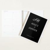  Wedding Planner Cover Black  Personalized Noteboo Planer (Anzeige)