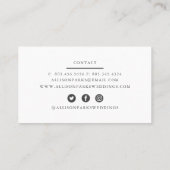 Wedding Planner / Other Business Card Visitenkarte (Rückseite)