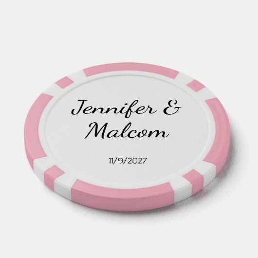 Wedding Poker Chip Favors (Einzeln)