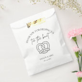Wedding Pretzel Favor Bags Personalized Geschenktütchen (Versiegelt)